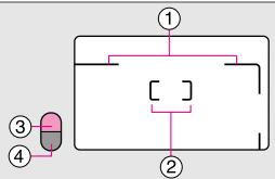 NIKON NUVIS S 2000 - Viewfinder indications - 1