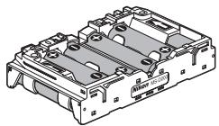 NIKON POIGNEE-ALIMENTATION MB-D80 POUR REFLEX NUMERIQUE D80 - Einsetzen von Akkus oder Batterien - 3