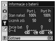 NIKON POIGNEE-ALIMENTATION MB-D80 POUR REFLEX NUMERIQUE D80 - Informace o baterii - 1
