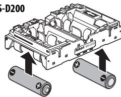 NIKON POIGNEE-ALIMENTATION MB-D80 POUR REFLEX NUMERIQUE D80 - 插入电池 - 1