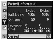 NIKON POIGNEE-ALIMENTATION MB-D80 POUR REFLEX NUMERIQUE D80 - Batterij informatatie - 1