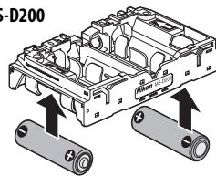 NIKON POIGNEE-ALIMENTATION MB-D80 POUR REFLEX NUMERIQUE D80 - 插入電池 - 1