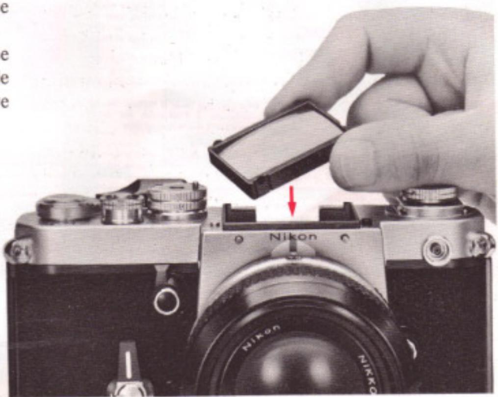 NIKON F2S - CHANGEMENT DE VERRE DE VISEE - 1