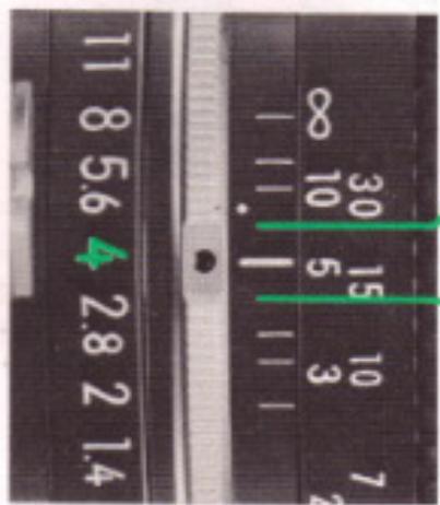 NIKON F2S - Echelle de profondeur de champ - 2