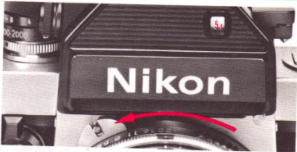 NIKON F2S - Indicateur d'ouverture maxi - 1