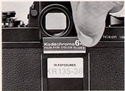 NIKON F3HP - Échelle des sensibilités asa/iso 16 - 1