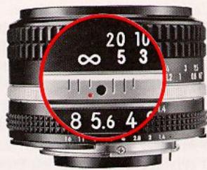 NIKON F3HP - Repère du plan-film 58 - 1