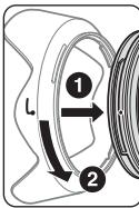 NIKON AF-S NIKKOR 24-120MM F-4G ED VR - Připevní sluneční clones - 1