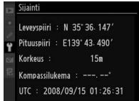 NIKON GP-1 - GPS-signaali - 1
