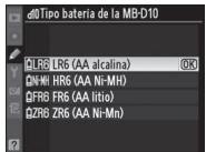 NIKON MB-D10 MULTI-POWER BATTERY PACK - Nivel de la bateria - 2