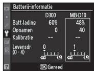 NIKON MB-D10 MULTI-POWER BATTERY PACK - Batterij informatie - 1