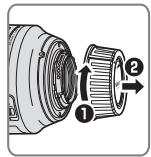 NIKON AF NIKKOR 35MM F-1.4G - ■ Componentele objectivului - 3