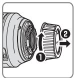 NIKON AF NIKKOR 35MM F-1.4G - ■ Objektivets delar - 3