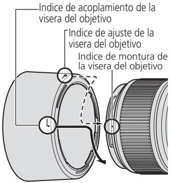 NIKON AF-S MICRO NIKKOR 60MM F-2.8G ED - Instalación de la visera - 1