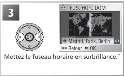 NIKON 1 S1 - Fuseau horaire - 3