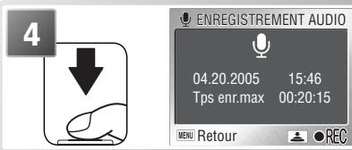 NIKON 1 S1 - Réalisation d'un enregistrement audio - 4