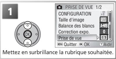 NIKON 1 S1 - Le menu prise de vue - 1