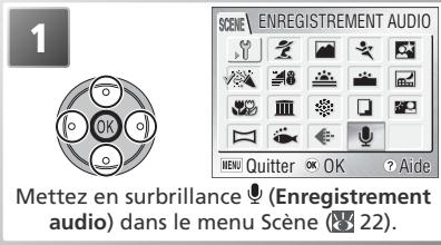 NIKON 1 S1 - Réalisation d'un enregistrement audio - 1