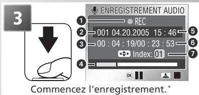 NIKON 1 S1 - Réalisation d'un enregistrement audio - 3