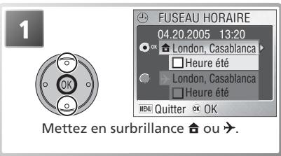 NIKON 1 S1 - Fuseau horaire - 1