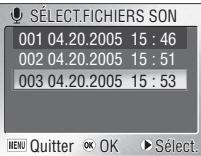 NIKON 1 S1 - Copied enregistrements audio - 10