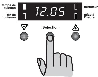FAURE CMCI630W - Pour modifier l'heure: - 2