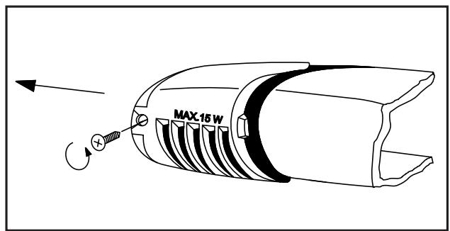 FAURE FBA6154A - How to change the bulb - 1