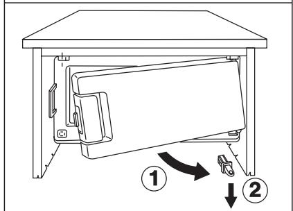 FAURE FBA6154A - Change of door opening direction of frozen food compartment - 2
