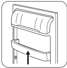 FAURE FRT428MX/1 - Emplacement des balconnets de la porte - 1