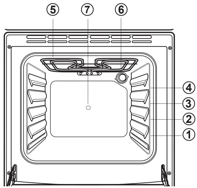 FAURE CEC6062W - L'intérieur du four - 1