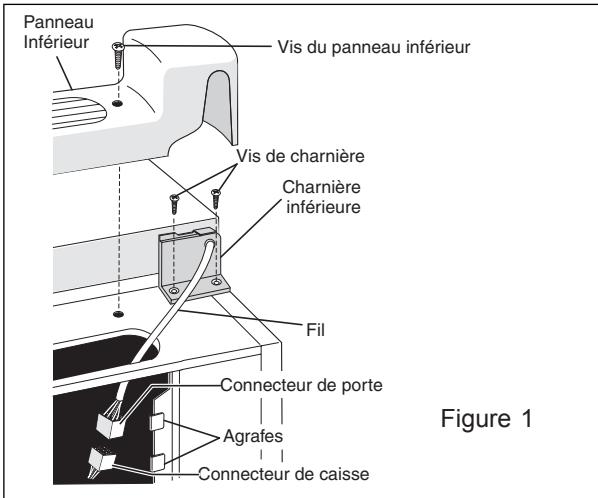 AEG-ELECTROLUX FFU1724DW - Dépose de la porte (modèles verticaux) - 1