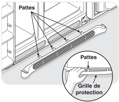 AEG-ELECTROLUX GLHS36EESB - Pour enlever la grille : - 1