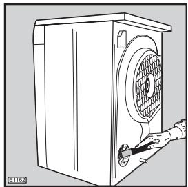 AEG-ELECTROLUX EDC46130W - Cleaning the air intake grille - 1