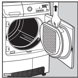 AEG-ELECTROLUX EDC46130W - Cleaning the filters - 2