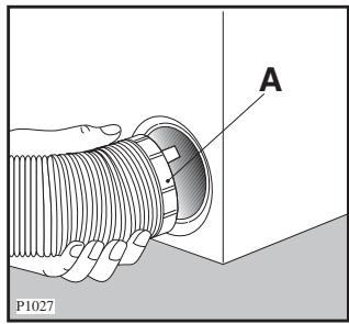 AEG-ELECTROLUX EDE5361 - Fitting the vent hose - 2