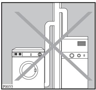 AEG-ELECTROLUX EDE5361 - Fitting the vent hose - 5