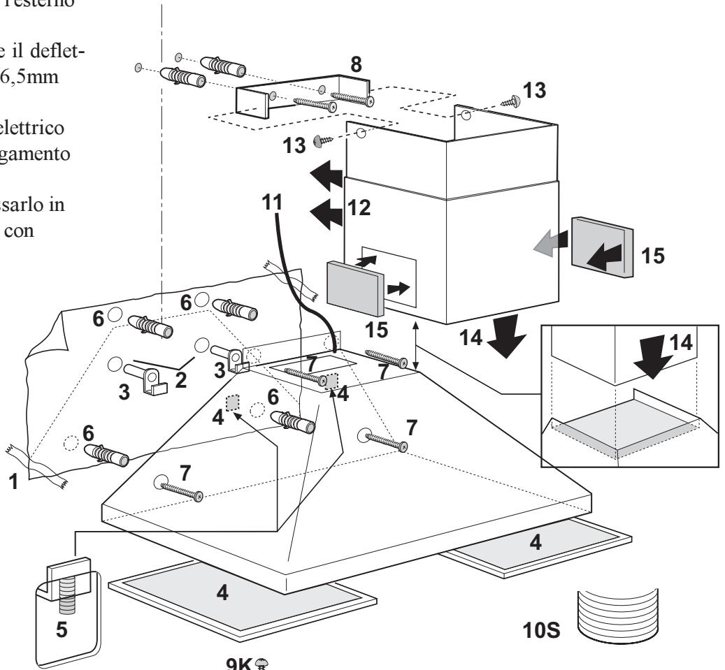 AEG-ELECTROLUX EFC650X-GB - Montaggio - Fig. 6 - 1
