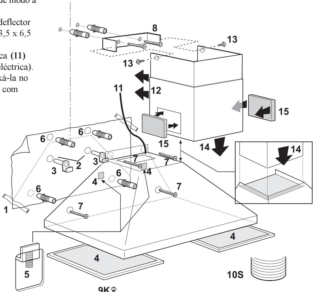 AEG-ELECTROLUX EFC650X-GB - Montagem - Fig. 6 - 1
