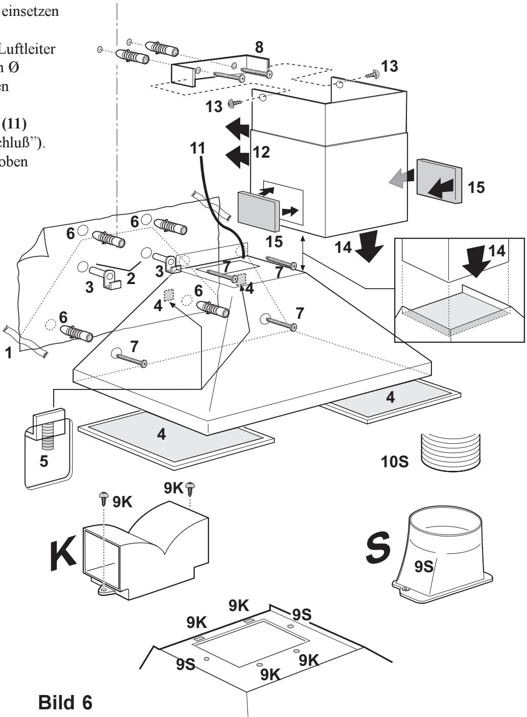 AEG-ELECTROLUX EFC650X-GB - Montage - Bild 6 - 1