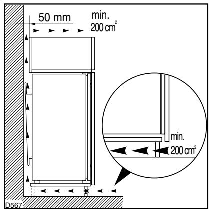 AEG-ELECTROLUX IK3310LI - Achtung: Die Ventilations - Öffnungen müssen immer saubergehalten werden. - 1