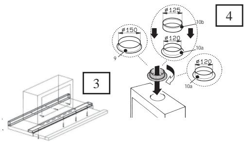 AEG-ELECTROLUX DF 7190 - Foratura Piano di supporto e Montaggio Cappa - 2
