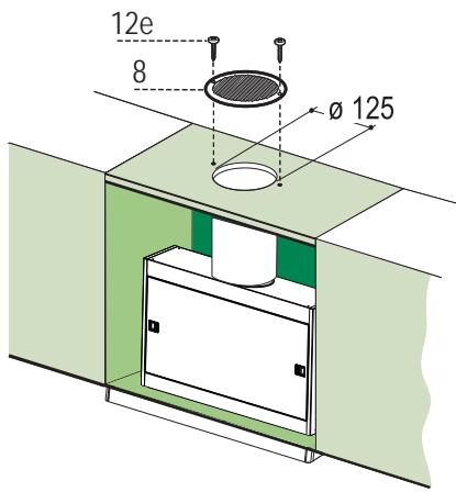 AEG-ELECTROLUX DF 7190 - ANSCHLUSS BEI UMLUFTBETRIEB - 1