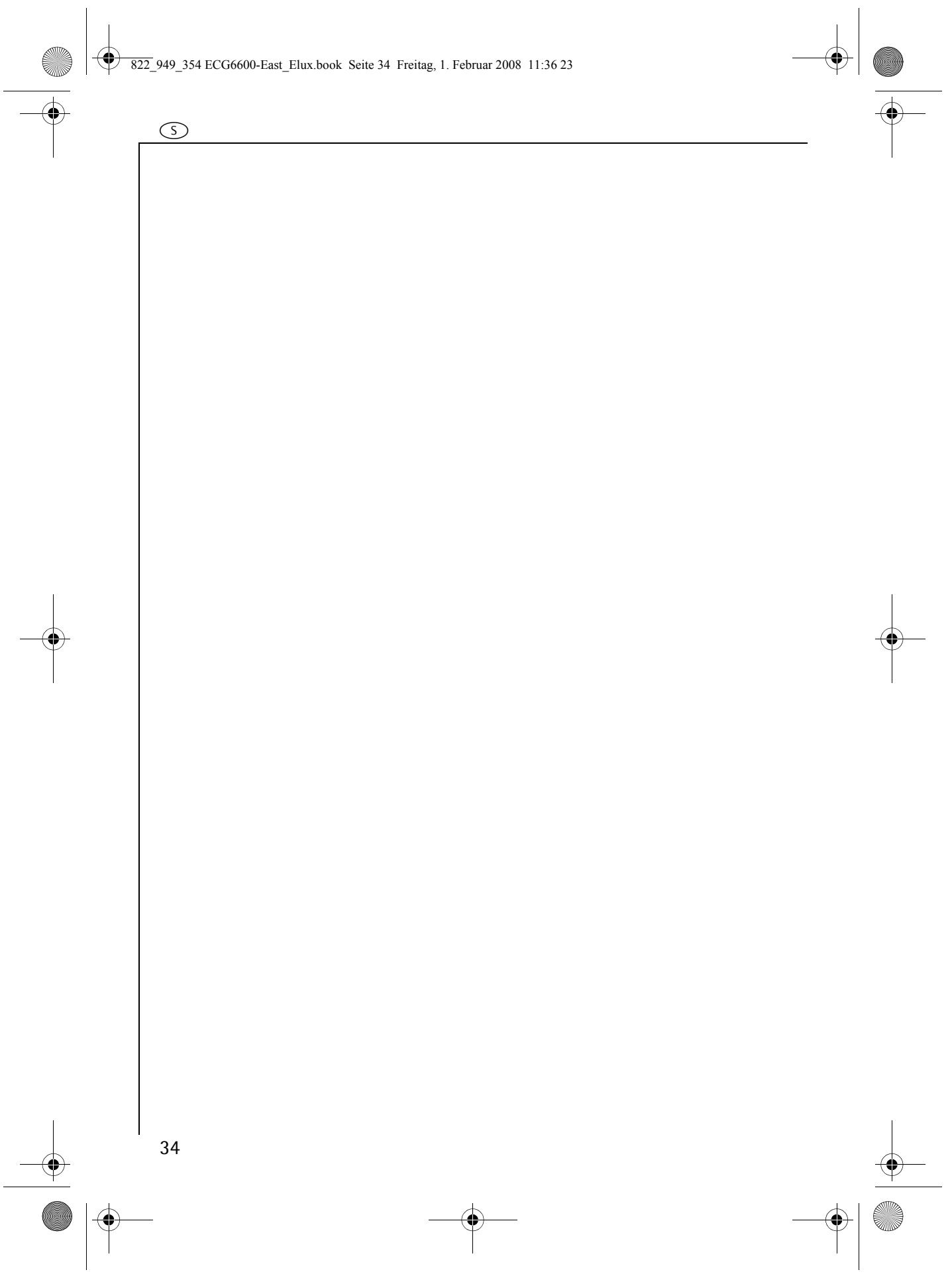 AEG-ELECTROLUX ECG6600AU - Om service behövs - 1