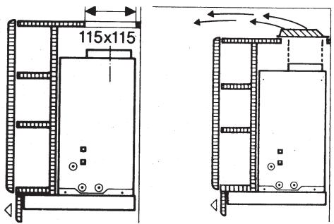 AEG-ELECTROLUX EFP60202W - Preparing the wall unit - Filter version - 1