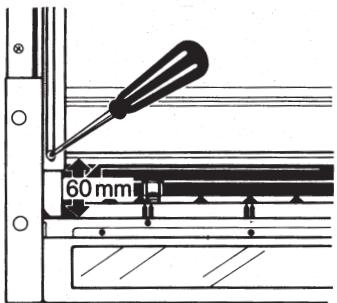 AEG-ELECTROLUX EFP60202W - Verstellen van het dampscherm - 2