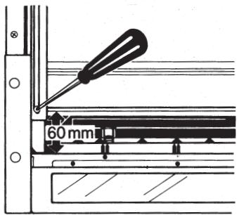 AEG-ELECTROLUX EFP60202W - Verstellen des Wrasenschirms - 2
