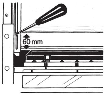 AEG-ELECTROLUX EFP60202W - Adjusting the extractor part. - 1