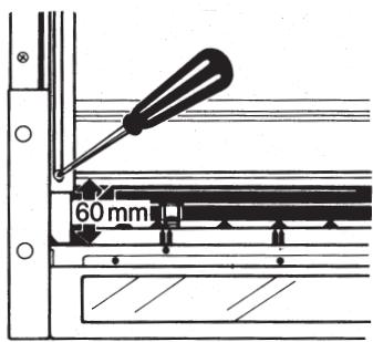 AEG-ELECTROLUX EFP60202W - Adjusting the extractor part. - 2