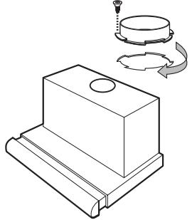 AEG-ELECTROLUX EFP60202W - Afvoeropening (afzuigkap/recirculatiekap) - 1