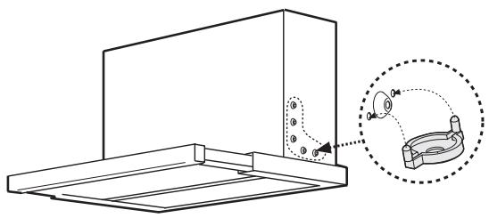 AEG-ELECTROLUX EFP60202W - Installing the extractor hood in the wall unit - extraction version (Recirculation version with charcoal filter) - 1